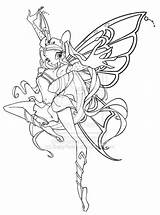 Coloring Winx Club Enchantix Pages Bloom Flora Fairy Library Choose Board Tattoo Adults Popular sketch template