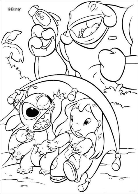 lilo  stitch coloring pages lilo stitch  captain gantu