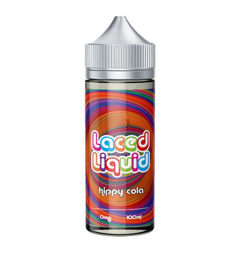 laced liquid hippy cola  liquid    nic shots ml