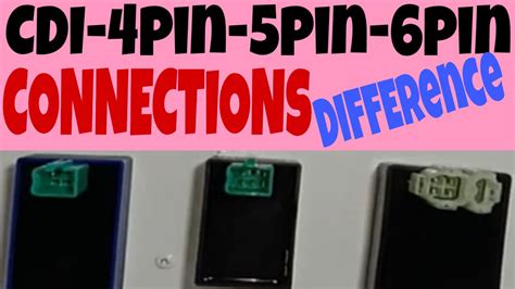 cdi pin pin pin connection difference youtube