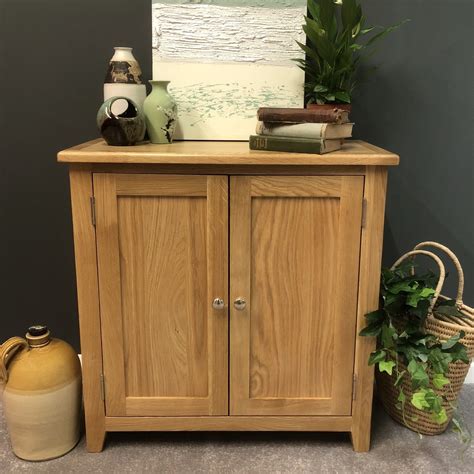 oak linen cupboard storage cabinet solid wood sideboard harvard ebay