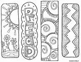 Bookmarks Colouring Lesezeichen Classroomdoodles Penanda Ausmalen Doodles Marque Colorear Separador Doodle Basteln Adulte Langkah Mudah Buch Teach Erwachsene Zeichnen Hayley sketch template