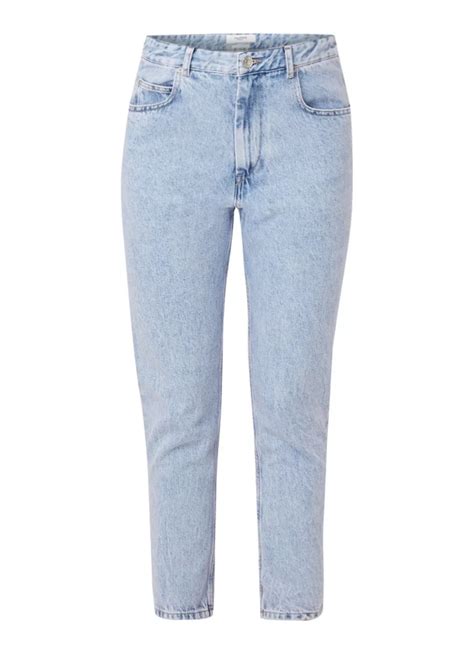 isabel marant etoile isabel marant atoile neaj high waist straight fit cropped jeans de