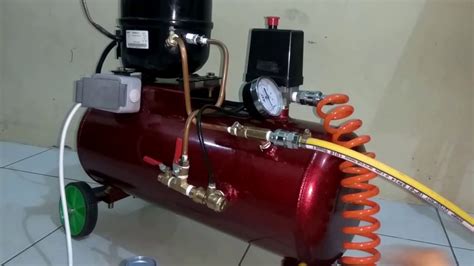Homemade Silent Air Compressor And Vacuum Pump 2 In 1