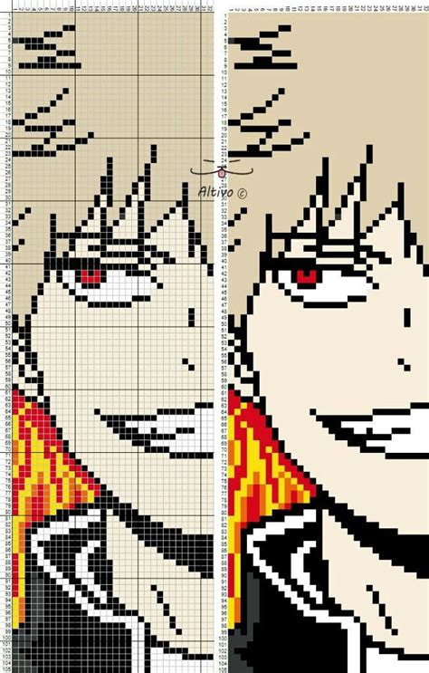 pin  kacaky   fenechki   pixel art grid anime pixel art pixel art templates