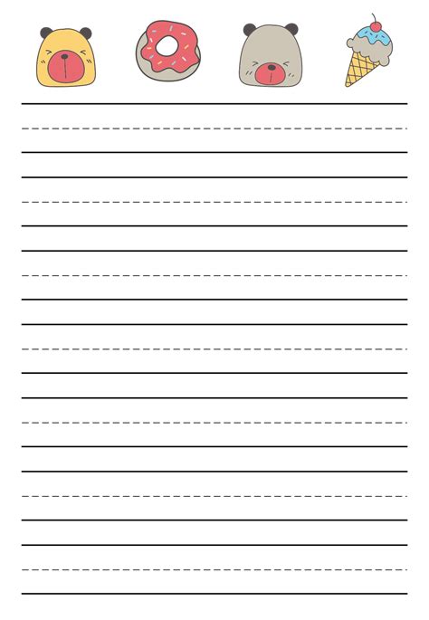 printable handwriting paper