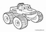 Coloring Monster Pages Mutt Truck Popular sketch template