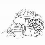 Bird Bath Drawing Coloring Drawings Birds Pages Colouring Baths Embroidery Clip Line Search Google Uploaded User Getdrawings Sheet Visit sketch template