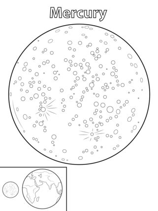 mercury planet coloring page apologia astronomy planet coloring pages