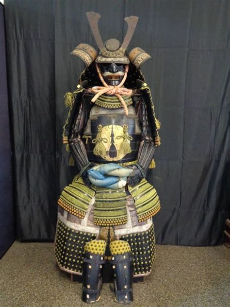 yoroi cast iron silk japans samurai armor atagi clan
