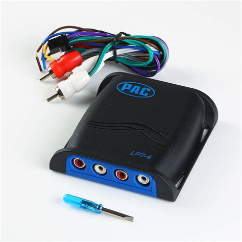 pac lp  loc pro  output converter adjustable car audio   channel  ebay