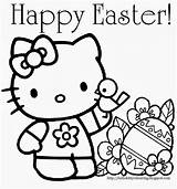 Easter Coloring Pages Disney Kitty Hello Printable Kids Color Colouring Print Printables Happy Spring Book Girls Cartoon Kid Cute Adult sketch template