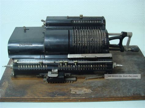 rechenmaschine calculator triumphator werk molkau sprossenradrechenmaschine