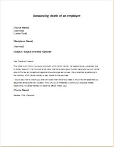employee workplace leaving announcement letter   http