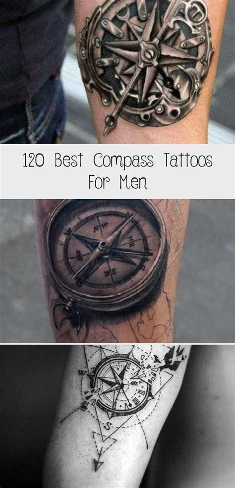 Forearm Anchor Compass Tattoo For Men Travelingtattosvintage