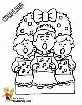 Christmas Coloring Carolers Pages Kids Sheets Printable Yescoloring Gif Children Print Coloringkidsboys Caroler Wonderful sketch template