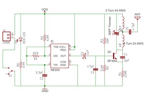 schematic  signal booster circuit diagram