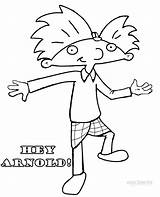 Nickelodeon Arnold Hey Ausmalbilder Cool2bkids Fury Drucken Zeichentrick Template sketch template