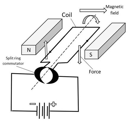 draw  schematic diagram   electric motor  label
