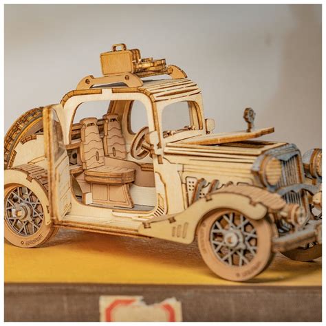 rolife vintage car houten bouwpakket tg doezelfnl