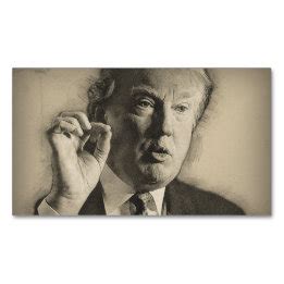 donald trump  president business cards business card printing zazzle
