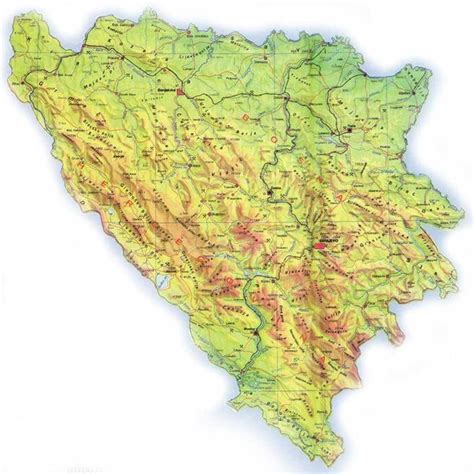 Auto Karta Bosne I Hercegovine Sa Kilometrazom Lasopagrupo