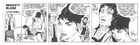 modesty blaise comicsando comic art blog