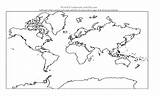 Continents Oceans Blank Continent Worksheet Labeled Kittybabylove Pertaining Coloringhome Blackline sketch template