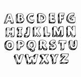 Letters Alphabet Draw Lettering 3d Drawing Styles Block Abc Designs Drawings sketch template