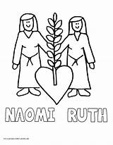 Ruth Naomi Coloring Pages Boaz Bible Color Kids Printable School Sunday Preschool Print Obed Pdf Coloringhome Printables Crafts Getcolorings Visit sketch template