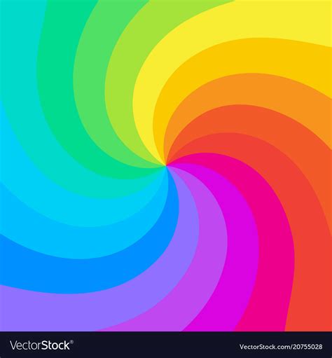 rainbow swirl background royalty  vector image