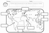 Continentes Mundi Mapamundi Mapas Colorir Primaria Studies Planisferio Fichas Coloringcity Mejor Ficha 1120 Geografía Ejercicios Ingles sketch template