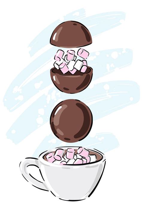chocolate bombs clipart