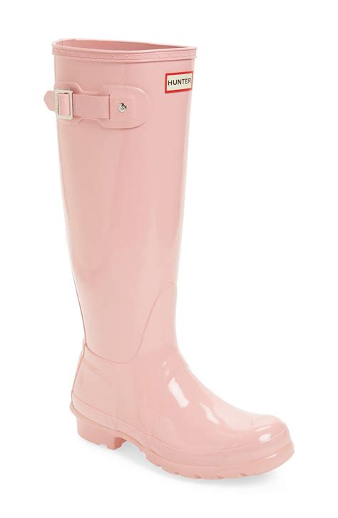 hunter original high gloss boot women nordstrom pink hunter boots womens waterproof boots