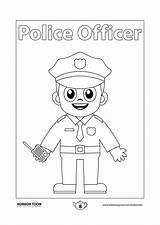 Professions Colouring Helpers sketch template