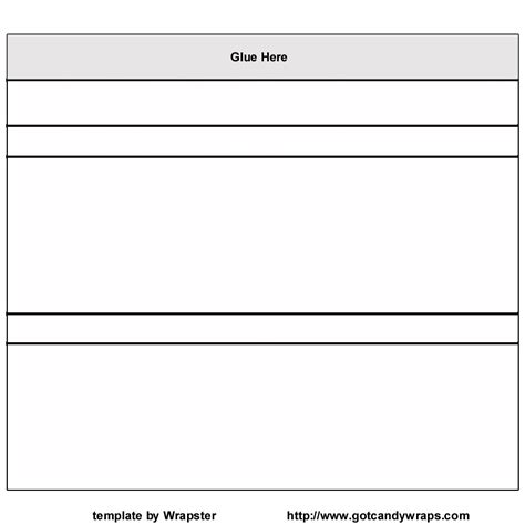 printable hershey candy bar wrapper template