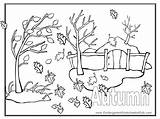 Autumn Colouring Coloring Popular sketch template