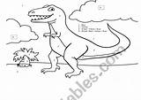 Dinosaur Coloring Worksheet sketch template