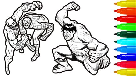 coloring pages spiderman  hulk coloring page sexiz pix