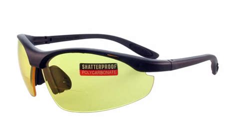 91348 in black yellow bifocal safety glasses yellow tinted glasses