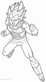 Vegeta Coloring Pages Line Ssj Blue Dbs Printable Lineart Vegito Jareds Kids Adults Sketch Template sketch template