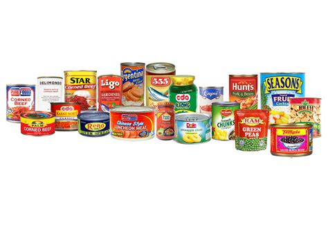 canned  packaged food