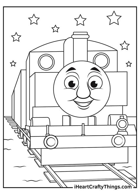 train thomas coloring pages