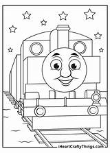 Thomas Coloring Iheartcraftythings sketch template