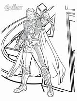 Coloring Pages Quicksilver Getcolorings Avengers Character sketch template