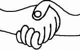 Hands Shake Shaking Hand Coloring Pages Gif Clipart Do2learn Template sketch template