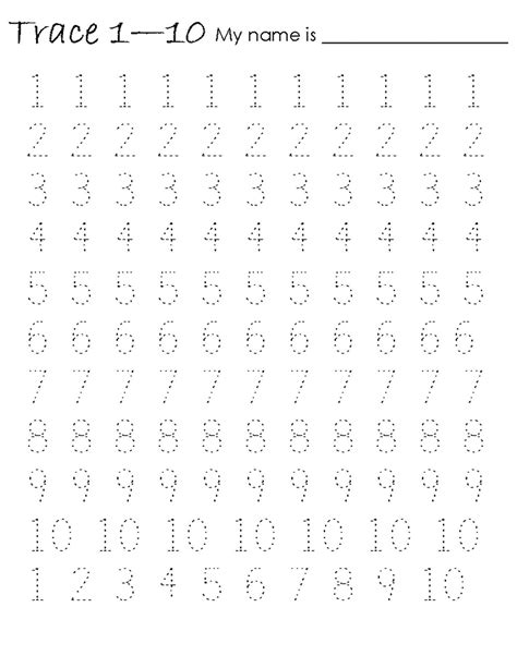 printable numbers    printable number chart