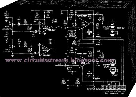 high power car audio amplifier circuit diagram electronic circuit diagrams schematics