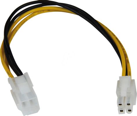 st atxp4ext cable power atx 4 pin male atx 4 pin female 20 cm at