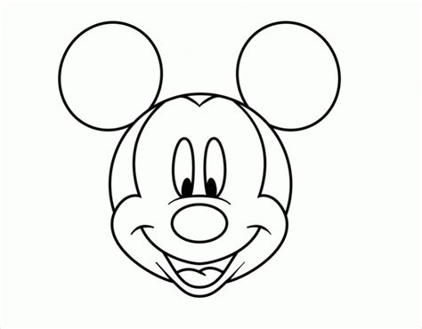 mickey mouse face    clipartmag